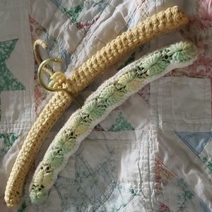 HANDMADE Crocheted Hangers (pair of 2)